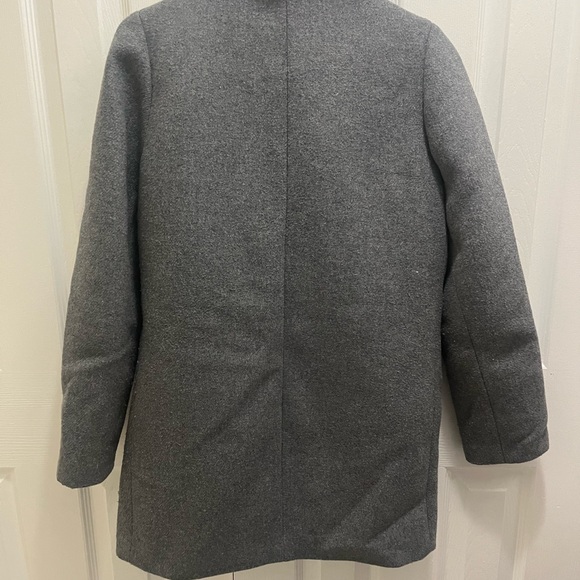 J crew Women's Gray mercantile coat full zip size 6 - Picture 9 of 16
